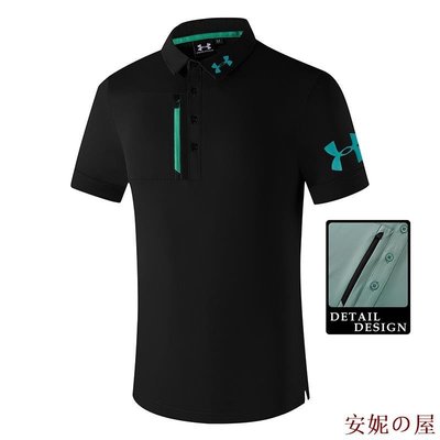 促銷打折 高爾夫運動短袖T恤男士夏季 Golf服裝舒適Polo衫速乾戶外球衣