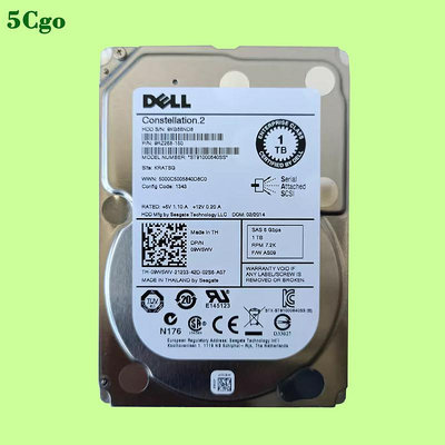 5Cgo【含稅】】Dell/戴爾 09W5WV ST91000640SS 7.2K SAS 1TB 64MB 2.5吋伺服器硬碟