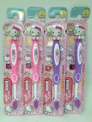 韓國製 Hello Kitty立體造型牙刷 6 - 12歲 兒童牙刷 兒童清潔 現貨供應
