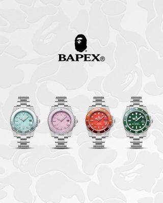 BAPE TYPE 1 BAPEX 手錶1I80-187-001。太陽選物社