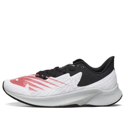 New Balance FuelCell Prism 白紅網面透氣運動慢跑鞋 MFCPZSC男