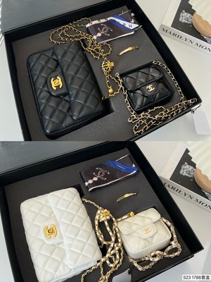 【二手包包】 香奈兒超值Chanel 經典方胖子零錢包手鐲 絲巾尺寸：19 14 貨號1786 NO.7899