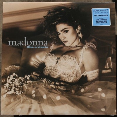 全新美版黑膠 - 瑪丹娜 / 宛如處女 (美國180克重量版)Madonna - Like A Virgin