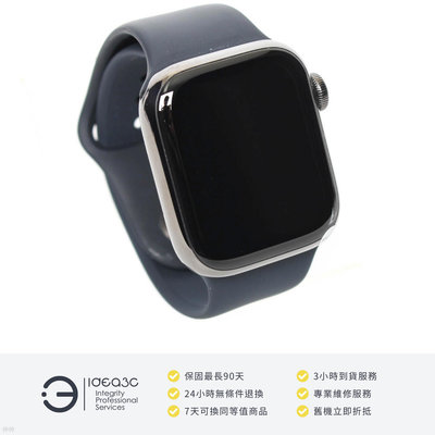 「點子3C」Apple Watch S8 41mm LTE版 銀色不鏽鋼錶殼【店保3個月】MNJJ3TA A2773 AW8  18 小時續航 DL643