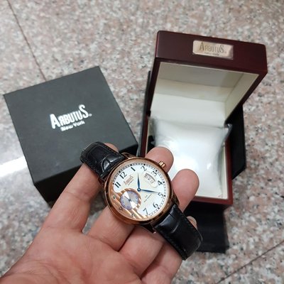 4.1cm 大錶徑 美國 Arbutus 愛彼特 鋼頭 機械錶
