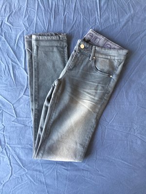 [Calvin Klein Skinny Jeans] 藍灰色 Size:W26 L32