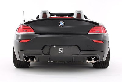 【YGAUTO】3D design BMW Z4/E89 M-Sport  用於 4 尖端（四）排氣的後擴散器