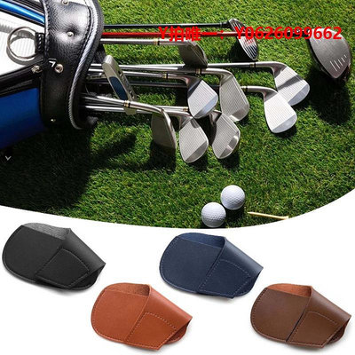 高爾夫球桿套韓國高爾夫球桿套 PU皮革桿頭套 鐵桿套桿頭保護套 golf用品