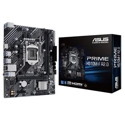 華碩PRIME H510M-K2.0/F 2.0桌機機電腦游戲主板LGA1200針腳