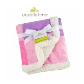 [小文的家]【美國Cuddle time】粉紅拼貼毯