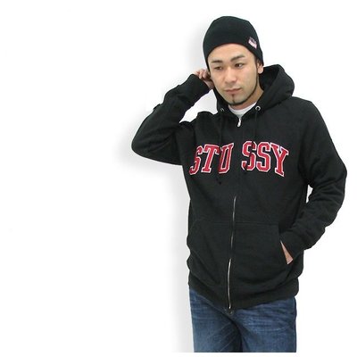 stussy college arc hoodie