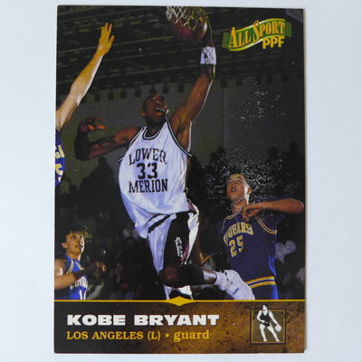 ~ Kobe Bryant ~名人堂/小飛俠/黑曼巴/柯比·布萊恩 1996年SB RC.大學新人.NBA籃球卡