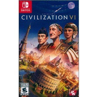 秋葉電玩 NS Switch 任天堂《文明帝國 6 Sid Meiers Civilization 6》中英日文版