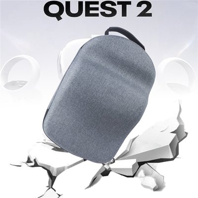 適用於 Oculus Quest 2 Quest2 VR 遊戲耳機控制器的手提箱袋收納盒袋硬 EVA 旅行配件