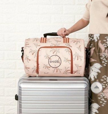 超取滿＄８００免運【現貨不用等！】日本品牌SNIDEL－小碎花旅行袋（全新）