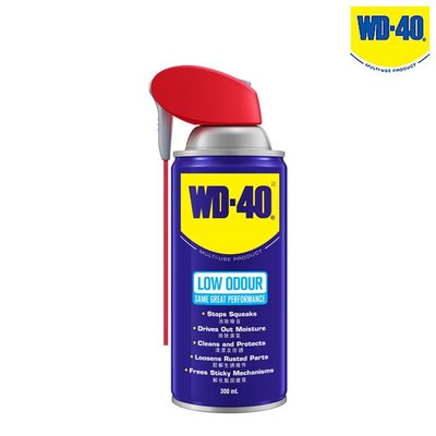 【含稅】WD-40 微氣味防鏽潤滑油 300ml 活動噴嘴 WD40 LOW ODOUR 防生銹 較無味 刺鼻