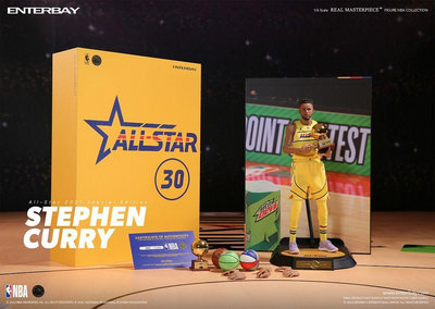 全新 ENTERBAY NBA 籃球隊 1/6 全明星賽 Stephen Curry 柯瑞 RM-1095