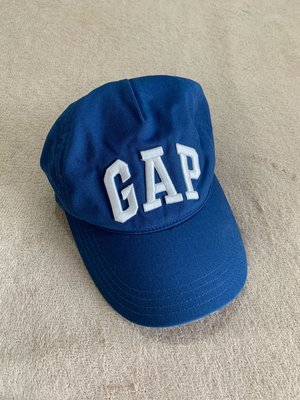 Gap 藍色棒球帽 刺繡圖案 九成九新 二手正品