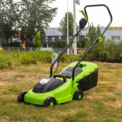 現貨：零售手推電動割草機 草坪修剪機 家用花園球場電動割草機