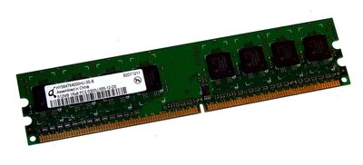 【TurboShop】原廠Qimonda 512MB DDR2 PC2-5300U 667MHz 桌上型記憶體.雙面顆粒