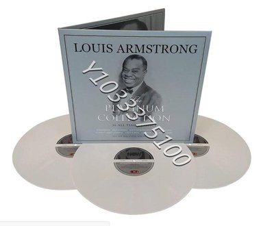 【豪華白膠現貨】Louis ARMSTRONG 精選 典藏版 黑膠唱片3LP CD 音樂 膠片【奇摩甄選】