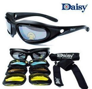 全新五代美國 Daisy C5 護目鏡騎行風鏡 抗UV太陽眼鏡 鏡片可換k39