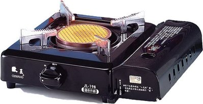 歐王卡式休閒爐 JL-198 一體成型 遠紅外線瓦斯爐 卡式爐 休閒爐 台灣製 合格安全爐(彩盒裝)