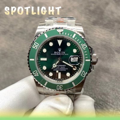 ROLEX勞力士 潛航者日曆型系列 綠水鬼 40mm機械男士腕錶 99新