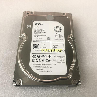 DELL ST4000NM0295 05JH5X 4T 12GB 7.2K SAS 3.5 128M伺服器硬碟