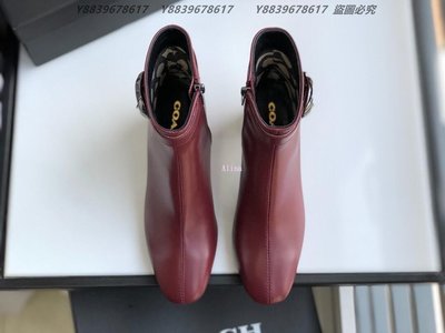 美國代購COACH 寇馳 品牌鐵扣獨特拉鍊設計 紅色短靴 原裝正品