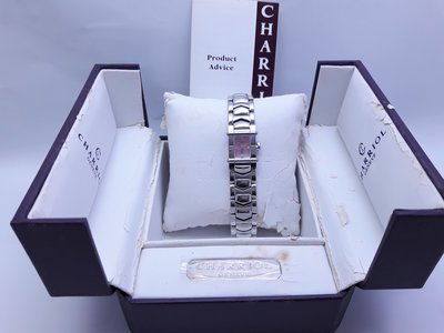 【Jessica潔西卡小舖】CHARRIOL夏利豪,原鑲鑽珍珠母貝面盤~石英腕錶,附原裝錶盒