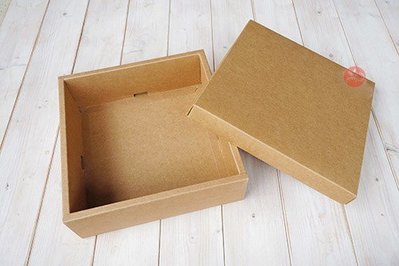 牛皮6吋乳酪蛋糕盒(空盒)_2入_3-290603◎全素.無印.上蓋包裝紙需另購.內襯需另購.牛皮色.紙盒.包裝