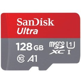 SanDisk閃迪 128g記憶卡 100MB/秒高速讀寫 TF卡轉SD卡 高速手機存儲卡記憶卡 行車記錄器SD卡記憶卡