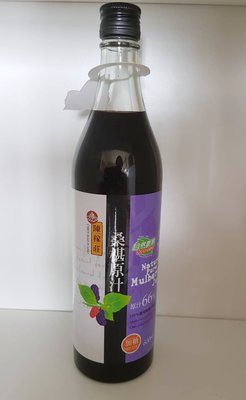 陳稼莊 桑椹汁原汁加糖(600cc)*12罐$3790~免運