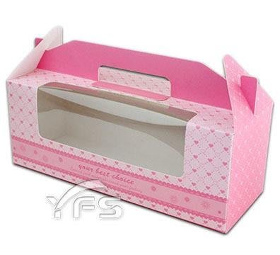 精緻手提盒組-3入(含底托) (麵包紙盒/野餐盒/速食外帶盒/點心盒)