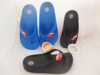 TWO BOSS 閃電麥坤 810C超輕量  童夾腳拖鞋 防水 輕量舒適 黑 藍  15~22CM