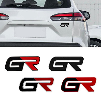 CAMRY Gr 賽車貼紙適用於豐田卡羅拉普銳斯雅力士凱美瑞 RAV4 RC RZ 86 新款車身貼花格柵徽章裝飾配件