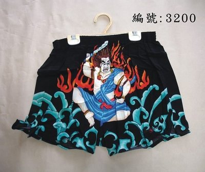 短褲台灣製紅螞蟻平口褲100% 高級棉-編號 3200