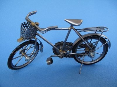 【洛克索克專賣本舖 】環保復古腳踏車模型 重型機車模型 單車模型 鐵皮腳踏車 擺飾