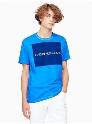 CK Calvin Klein Jeans 短袖 T恤 現貨 四方格 LOGO