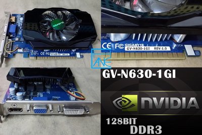 【 大胖電腦 】技嘉 GV-N630-1GI 顯示卡/HDMI/128BIT/保固30天 良品 直購價320元