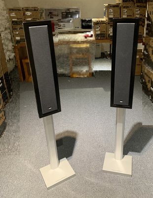 落地喇叭~二手代售  英國B&amp;W 時尚喇叭FPM6一對 送腳架