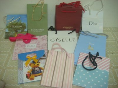 小型收納袋/禮物袋 宮原巧克力/fees/Giselle/Dior/LoLLIA/L OCCITANE/GODIVA/