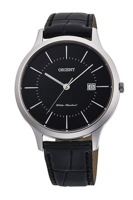 【 幸福媽咪 】ORIENT 東方錶 CONTEMPORARY 系列 皮帶款 黑色 RF-QD0004B