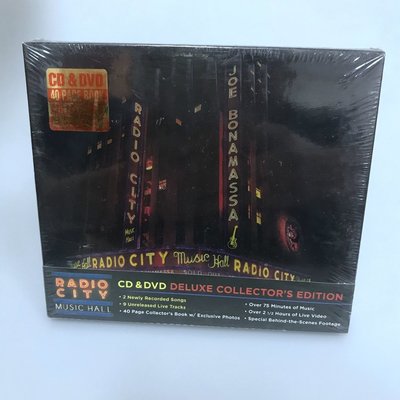 Joe Bonamassa Live At Radio City Music Hall 豪華版 CD+DVD
