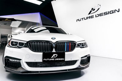 【政銓企業有限公司】BMW G30 520D MTECH 大包加價購 P款 三件式 高品質 碳纖維 卡夢 前下巴免費安裝
