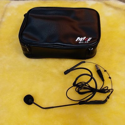 特價 視聽影訊 公司貨 MIKE MU-33 雙耳掛頭戴式麥克可用 mipro ma-101 ma100db