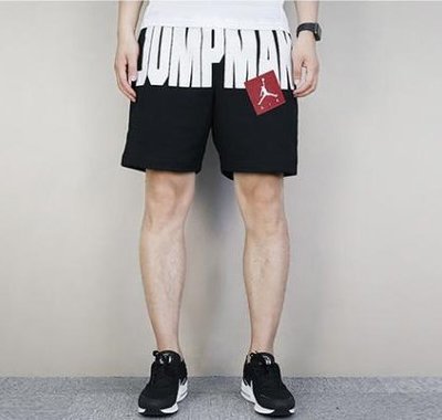 【熱賣精選】nike jordan 透氣 網布 籃球褲 喬丹短褲 黑色 AA8-LK9981