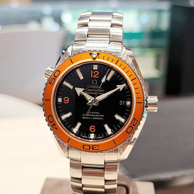 【個人藏錶】OMEGA 歐米茄 中型 橘海馬 8500自製機芯 42mm 2016全套 台南二手錶