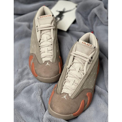 Clot x Air Jordan 14 Terracotta 灰粉棕 兵馬俑 籃球鞋 運動鞋 DC9857-200